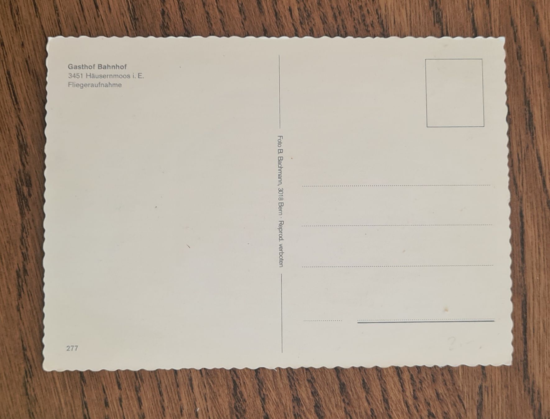 Cartoline postali: ehem. Restaurant Bahnhof, Häusernmoos – Usato da Ebikon venduto da Donar50 1