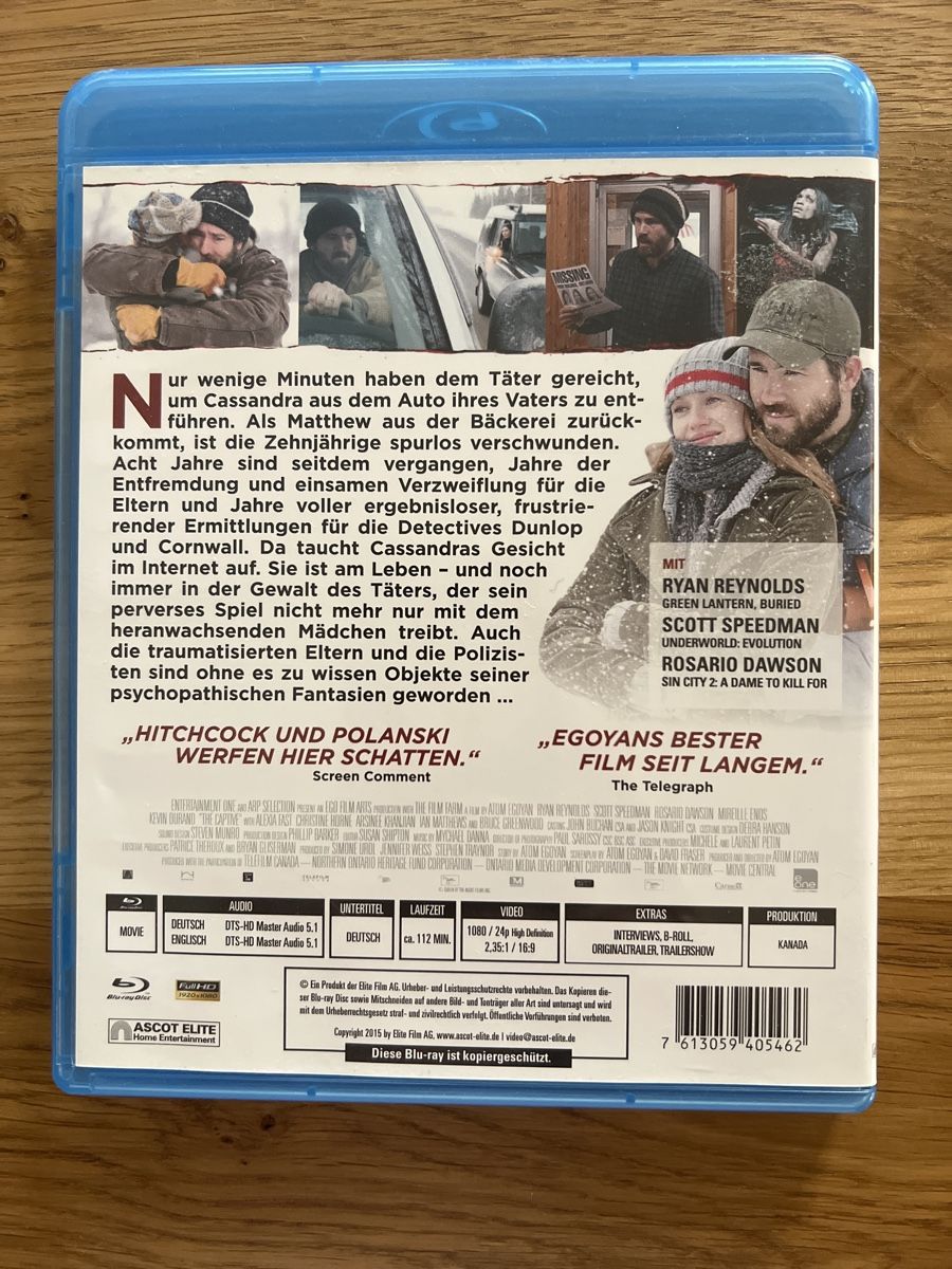 Tous les DVDs: The Captive – D'occasion à Steffisburg par balboa_76 1