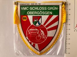 Vintage Fanion/Wimpel   VMC  "SCHLOSS GRÜN"  OBERGÖSGEN
