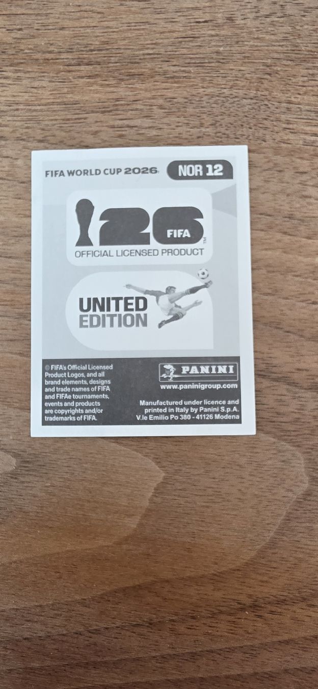 Panini Carte collezionabili: Panini Andreas Schjelderup  NOR12 – Nuovo e nell'imballaggio originale da Buchs AG venduto da LogoParts 1