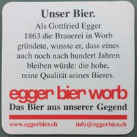 Bierdeckel - Egger - CH