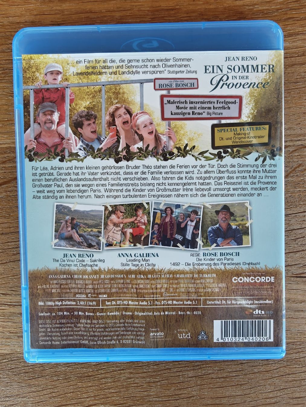 Tutti i DVDs: Ein Sommer in der Provence - Blu-Ray – Usato da Stein AR venduto da Vinilm 1