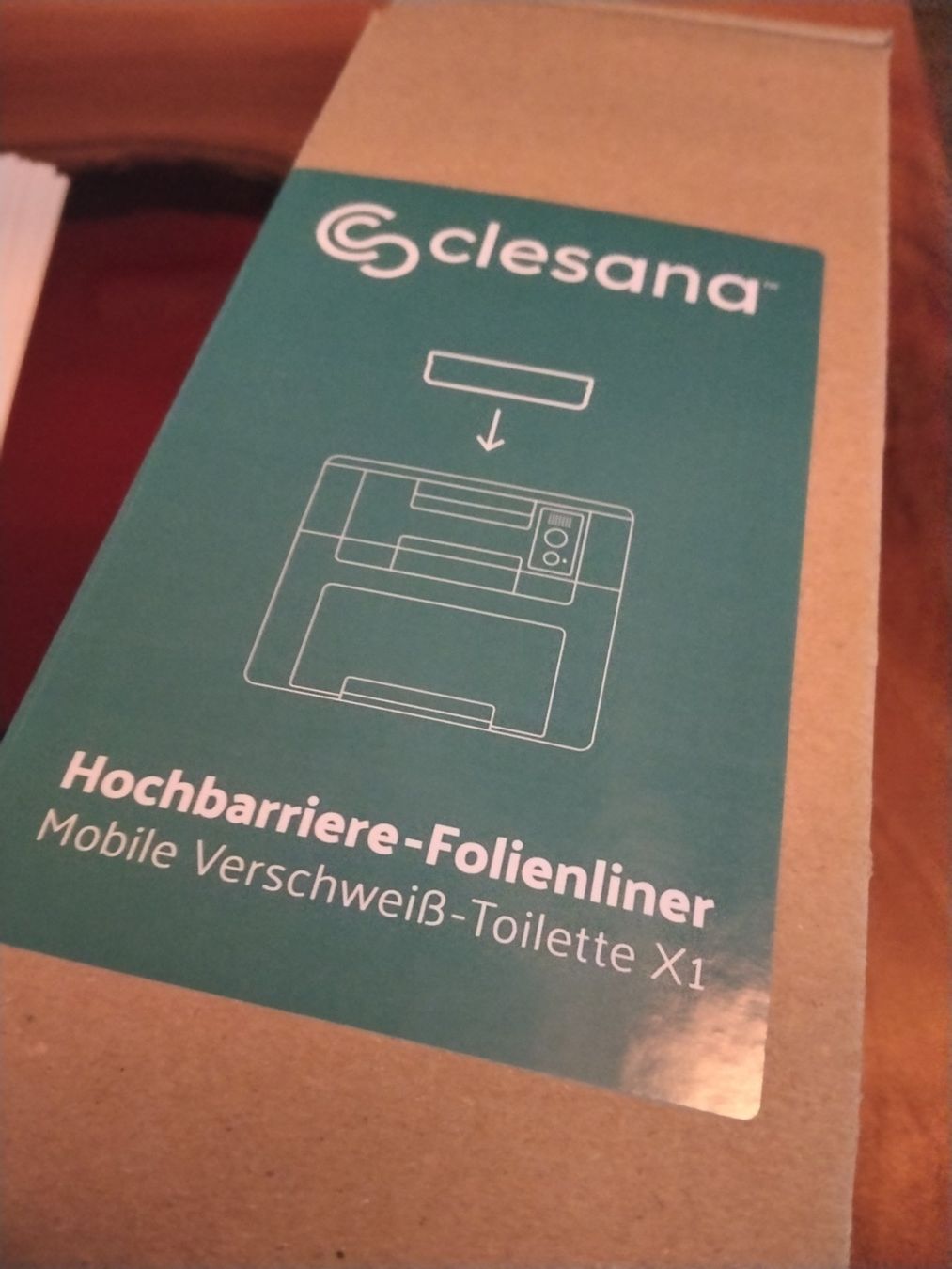 WC: Folie Clesana Verschweisstoilette – Nuovo e nell'imballaggio originale da Ruswil venduto da mario21213