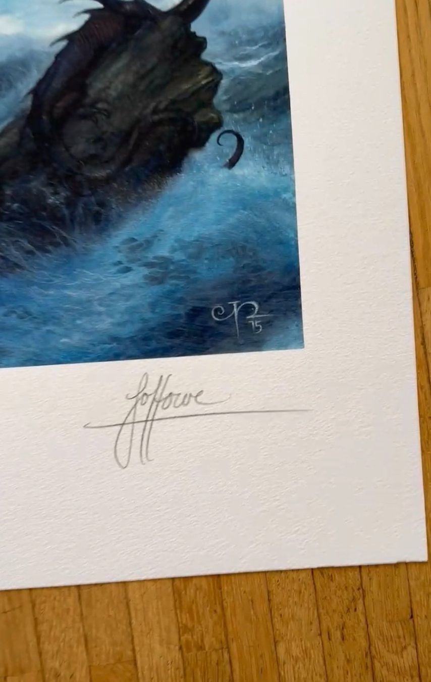Arts picturaux & lithographies: Lithographie John Howe "Dragon Shore" – Neuf avec emballage d'origine à St-Sulpice VD par jihem87 3