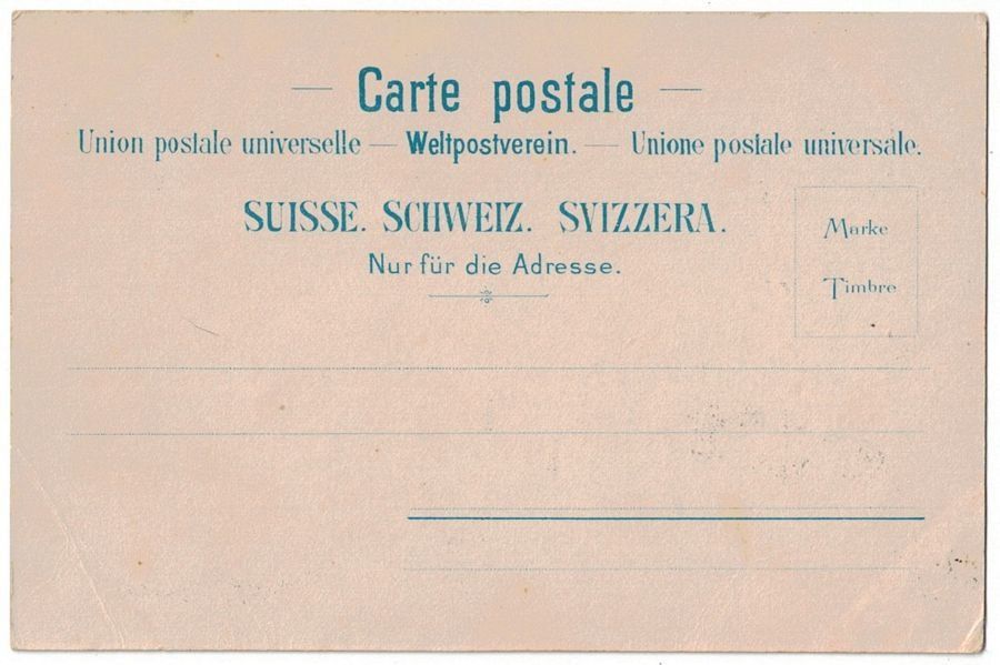 Ansichtskarten: Jungfraubahn, Station Eigergletscher, datiert 1903 – Gebraucht aus Frauenfeld von POML 1