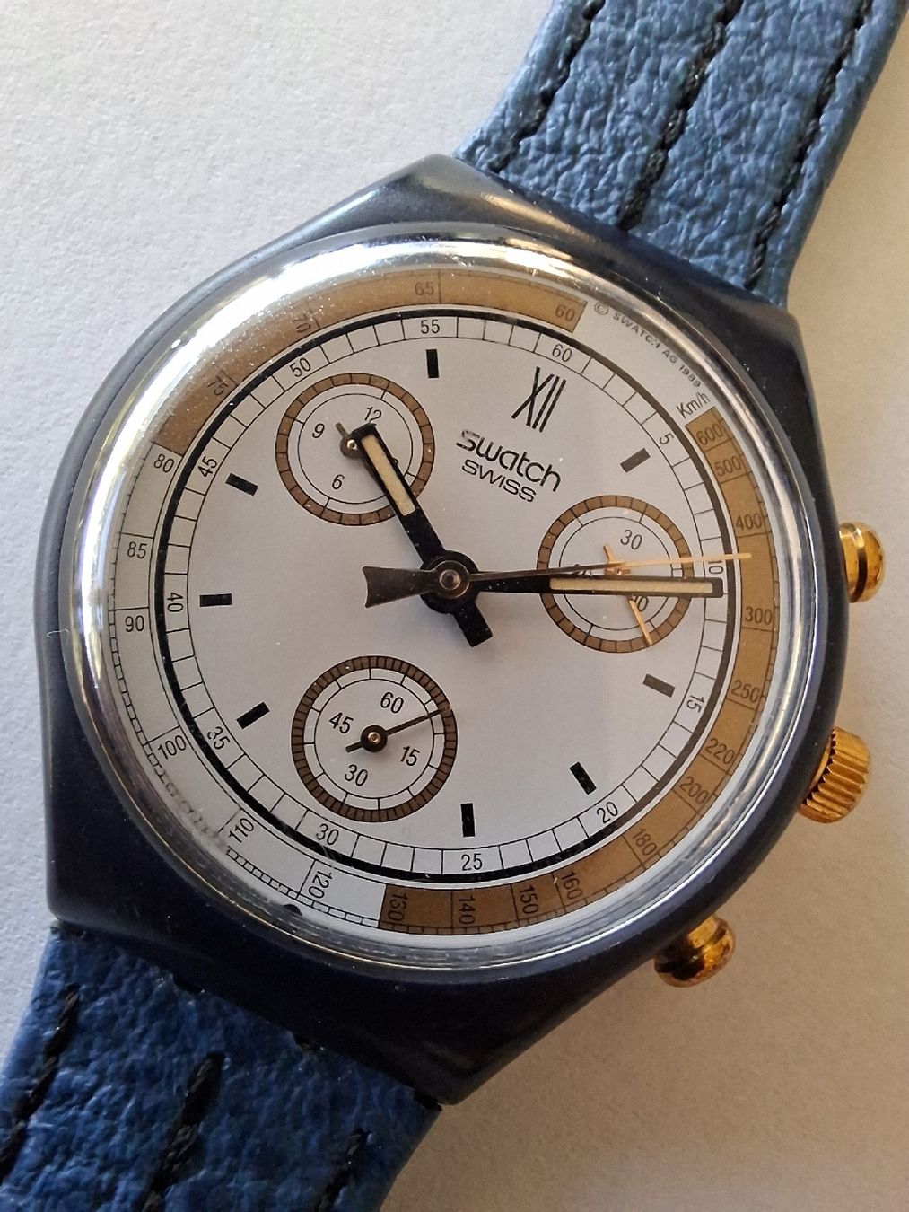 Swatch Orologi: Swatch Chrono Skipper SCN100 – Nuovo (secondo la descrizione) da Spiez venduto da -37-