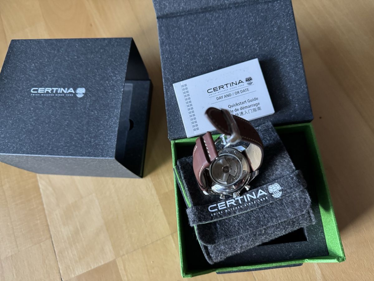 Certina Orologi: Toller neuer Herrenchronograph Certina DS Pilot, Automatic – Nuovo e nell'imballaggio originale da Rünenberg venduto da Fendi02 9