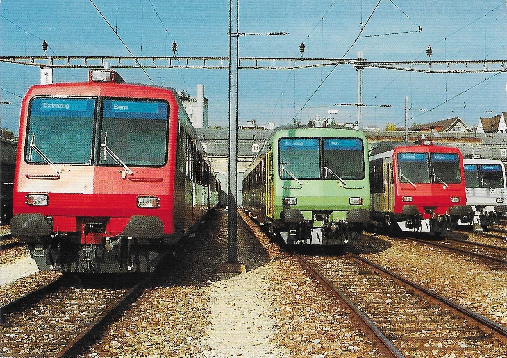 Ansichtskarten: Pendelzüge RBDe 4/4+Bt in Bern – Neu (gemäss Beschreibung) aus Rothrist von Stranglehold
