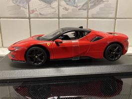 Ferrari SF90 Stradale 2020 1/18 rot Burago