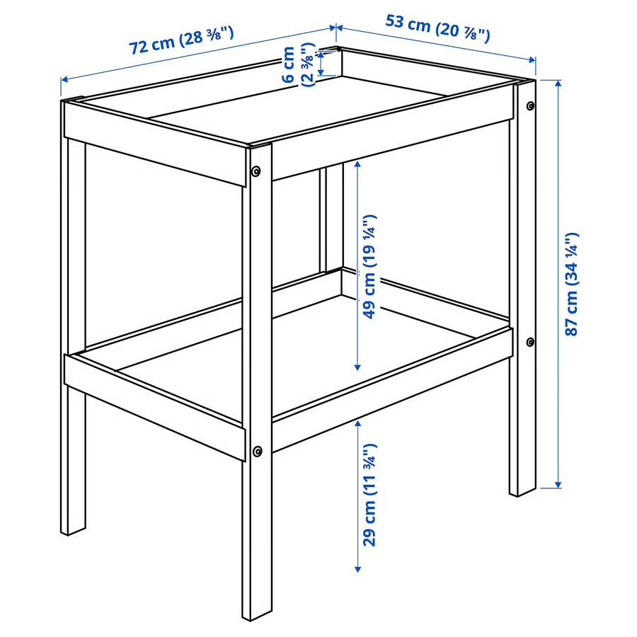Ikea Wickeltisch & Zubehör: Ikea Wickeltisch  – Gebraucht aus Niederbuchsiten von woh_69g7 1