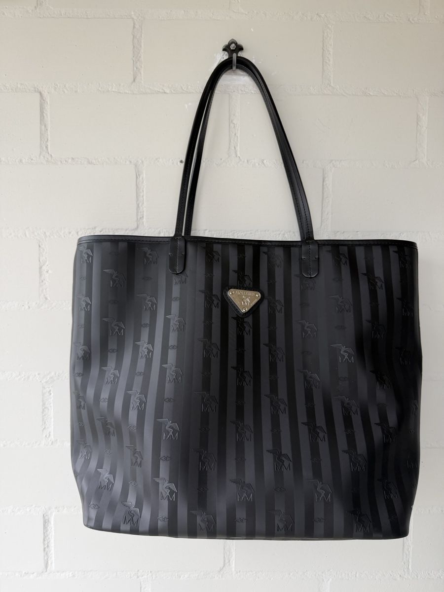 Maison Mollerus Borse da donna: Maison Mollerus Shopper Luzern schwarz silber – Nuovo (secondo la descrizione) da Brütten venduto da Rod816