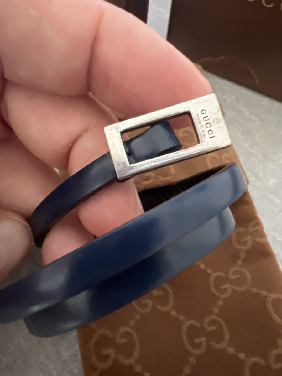 Gucci Bracciali & Braccialetti: Gucci Lederarmband mit Box – Usato da Fahrweid venduto da franckie71 4