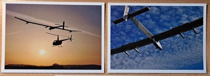 Cartoline postali: 2 Cartes postale photo privée de Solarimpulse – Usato da Cernier venduto da Poussetofiol