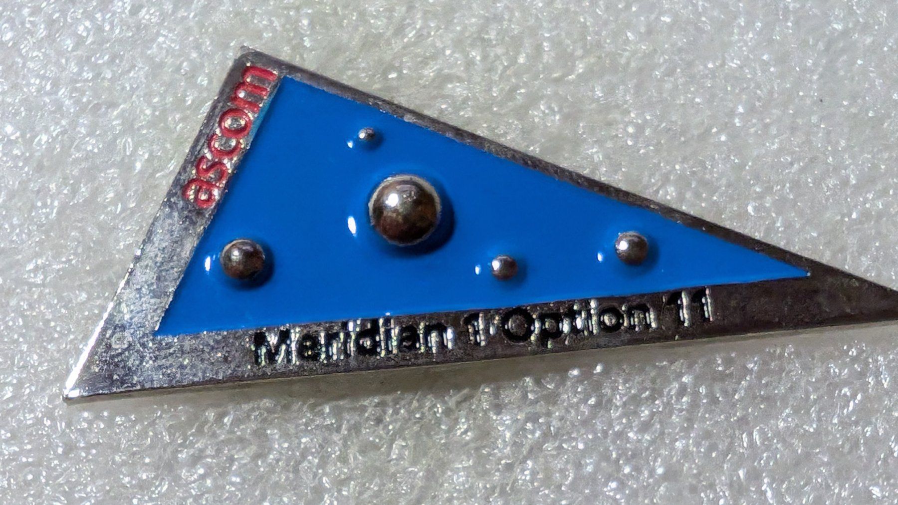 Placchette & Badge: Ansteckpin 210: ascom – Usato da Oppligen venduto da Pin-Fall-Shop