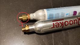 Quooker Gewinde-Adapter für handelsübliche CO2-Zylinder