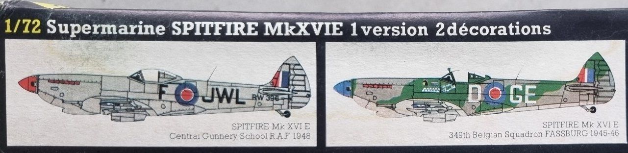 Heller Kit di modellismo & Modellini statici: 1/72 Heller Spitfire MK XVI E (282) – Usato da Grand-Lancy venduto da LFW 2