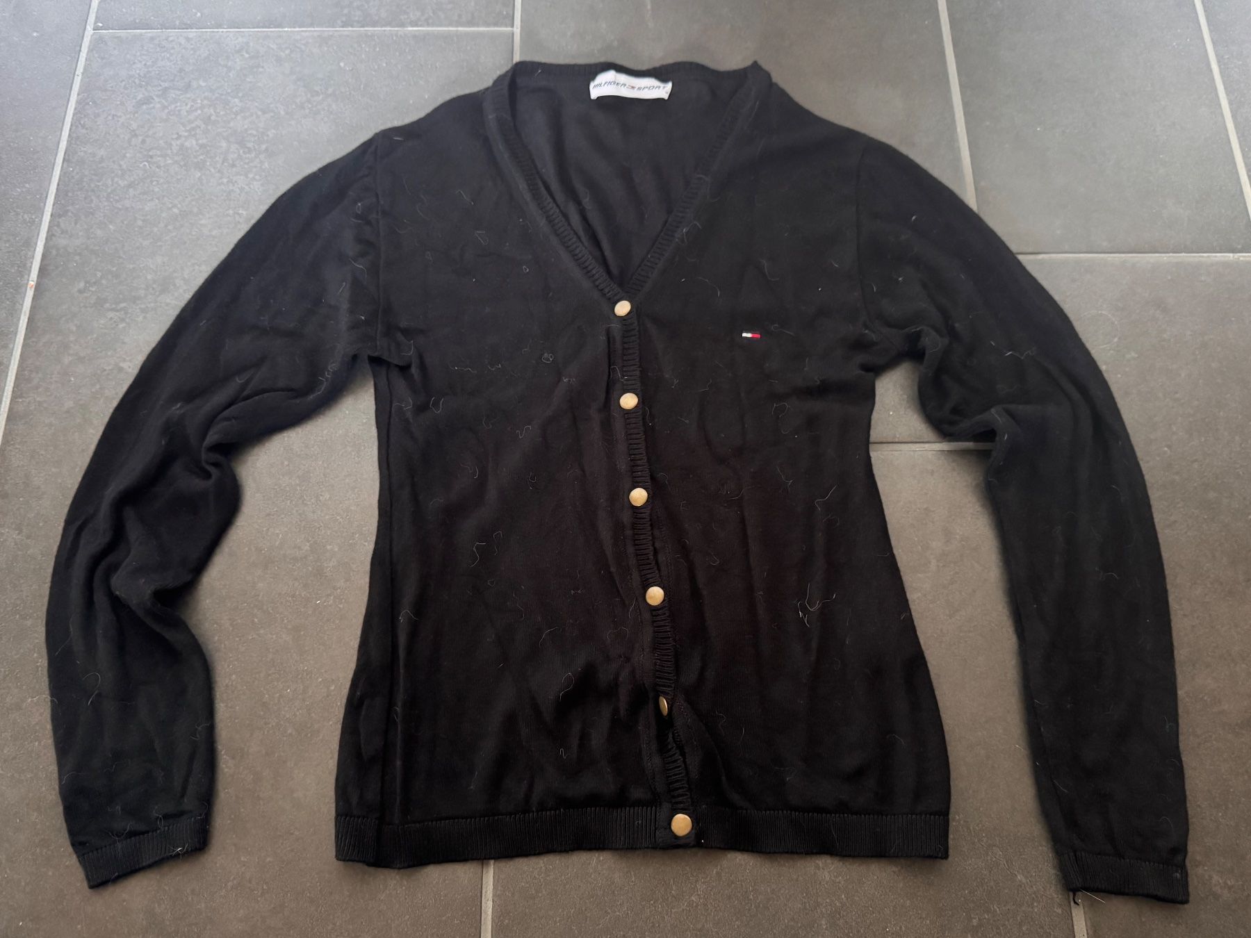 Tommy Hilfiger Jacken: Tommy Hilfiger Strickjacke schwarz Gr. XS – Gebraucht aus Rothrist von Fondgruebe