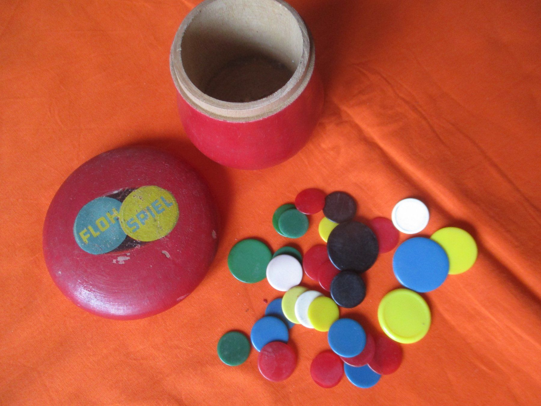Giochi: Flohspiel mit Holzpilz – Usato da Birsfelden venduto da alles-muss-raus 1