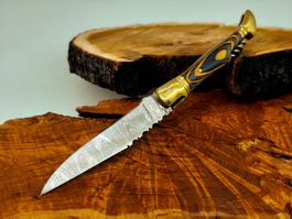 Laguiole Damast Messer Klappmesser echtes Damastmesser
