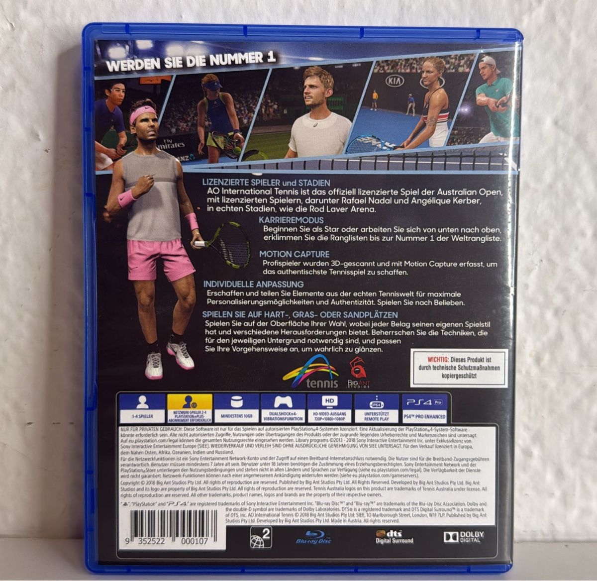 Sony Spiele: AO International Tennis PS4/PS5 Game – Gebraucht aus Ehrendingen von bubulence 1