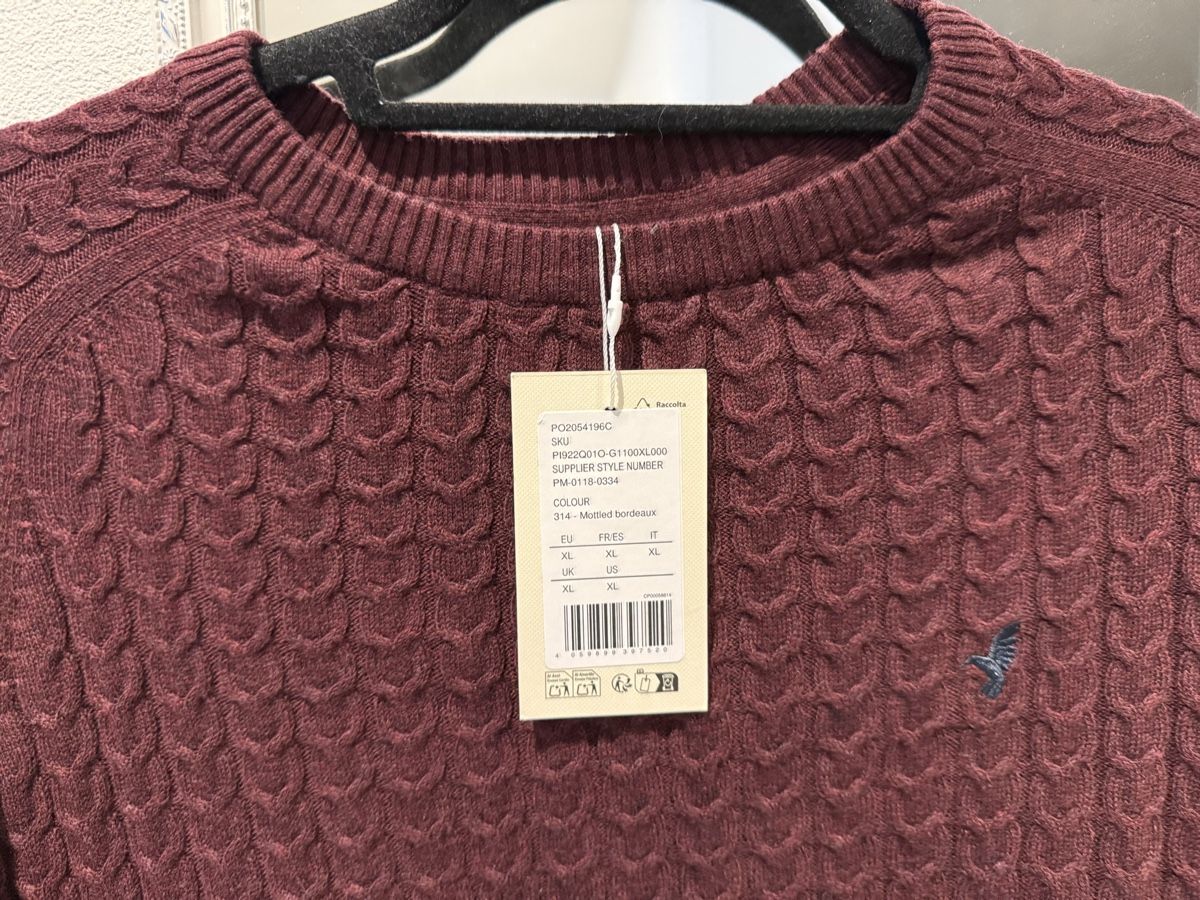Maglioni & Felpe: Herren Pullover Grösse XL.  Neu Farbe- Mottled bordeaux – Nuovo (secondo la descrizione) da Pfeffikon LU venduto da pepino17 3