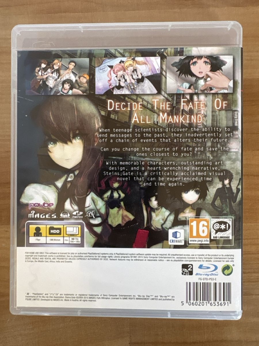 Spiele: PS3 Game / Steins Gate – Gebraucht aus Rümlang von euqinom16 1
