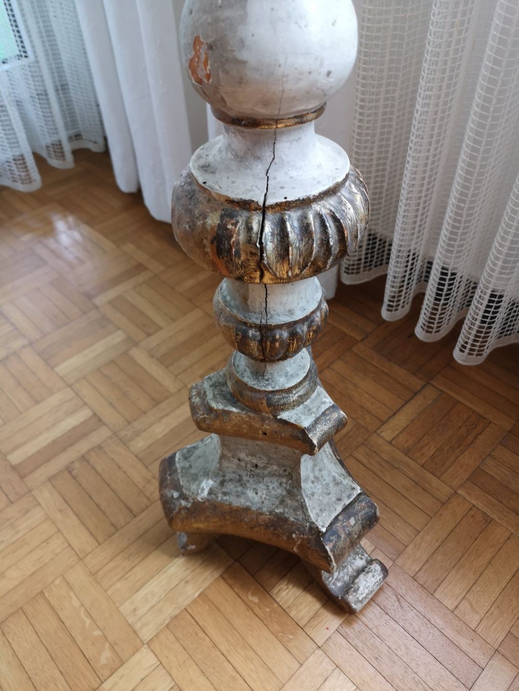 Portacandele: ANTIKER KERZENSTÄNDER (HOLZ) – Usato da Muttenz venduto da Sellerboy02 4