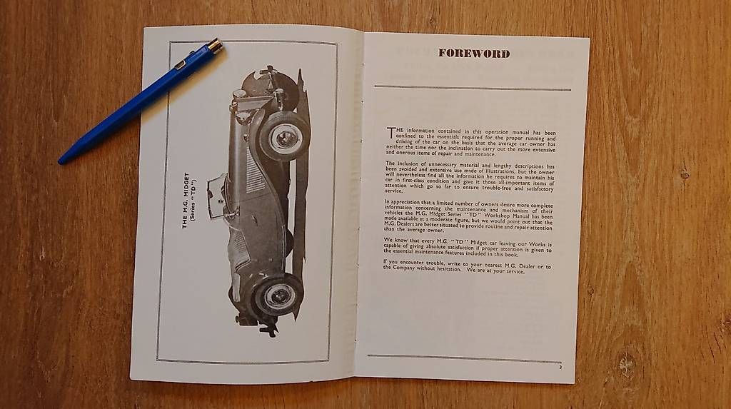 Bücher: MG Midget Series "TD" – Gebraucht aus Gümligen von Corsica0 1