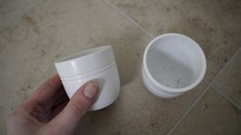 2x Mini Blumentopf Übertopf weiss