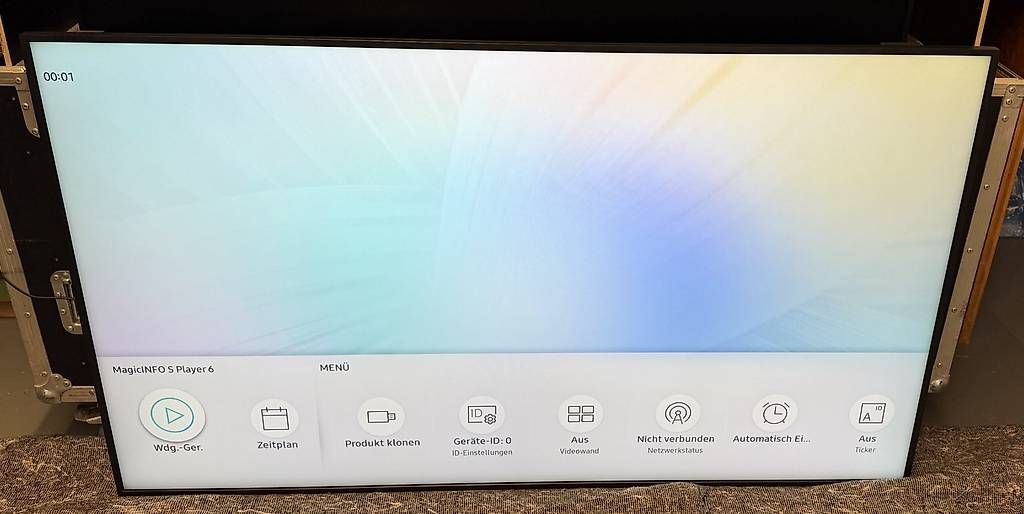 Monitore: Samsung Professional Display QH65R mit Flightcase – Gebraucht aus Rüti ZH von Philippek 2