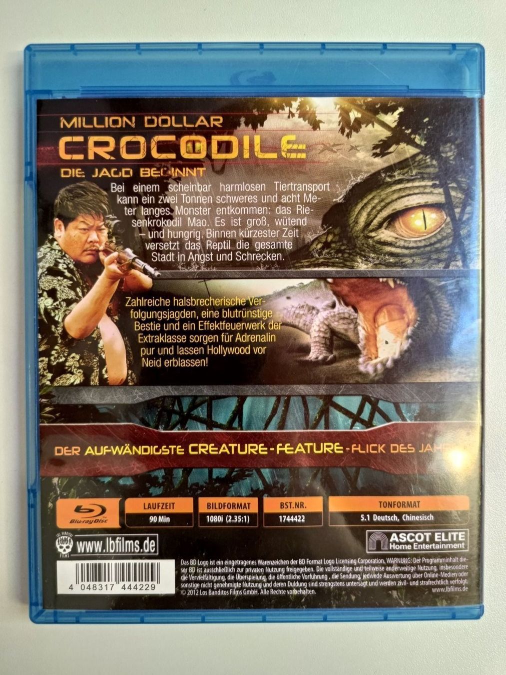 Tutti i DVDs: Million Dollar Crocodile – Usato da Liestal venduto da Kratzilla 2