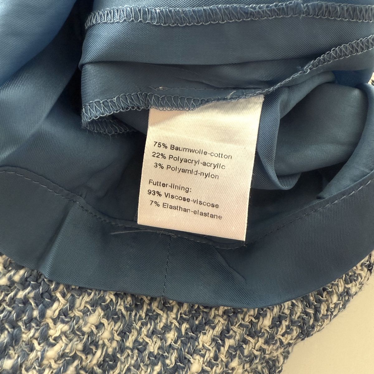 Akris Kleider: AKRIS Blue Tweed Dress – Neu (gemäss Beschreibung) aus Emmen von Avviivva_Com2023 8