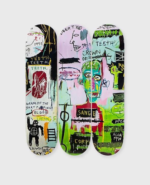 Skateboards: Jean-Michel Basquiat Skateboards – Nuovo e nell'imballaggio originale da St. Gallen venduto da Alina.33