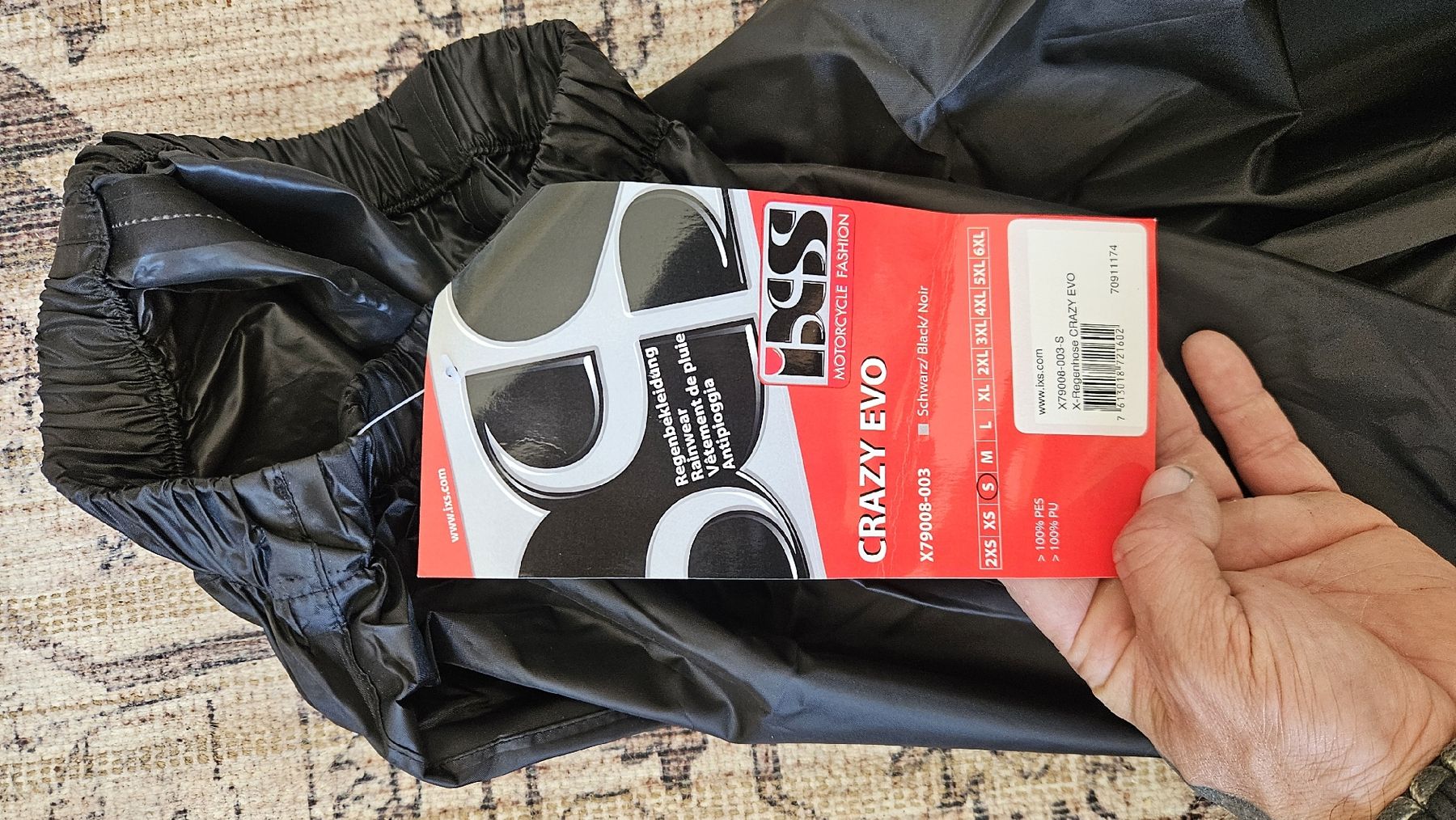 Pantaloni: BSS Regenhose Grösse XL schwarz neu – Nuovo (secondo la descrizione) da Bülach venduto da winzelerdavid 1