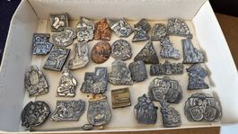 Sammlung Fasnachts-Plaketten diverse Motive JG Vintage 