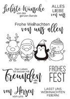 Silikonstempel Weihnachten Freunde