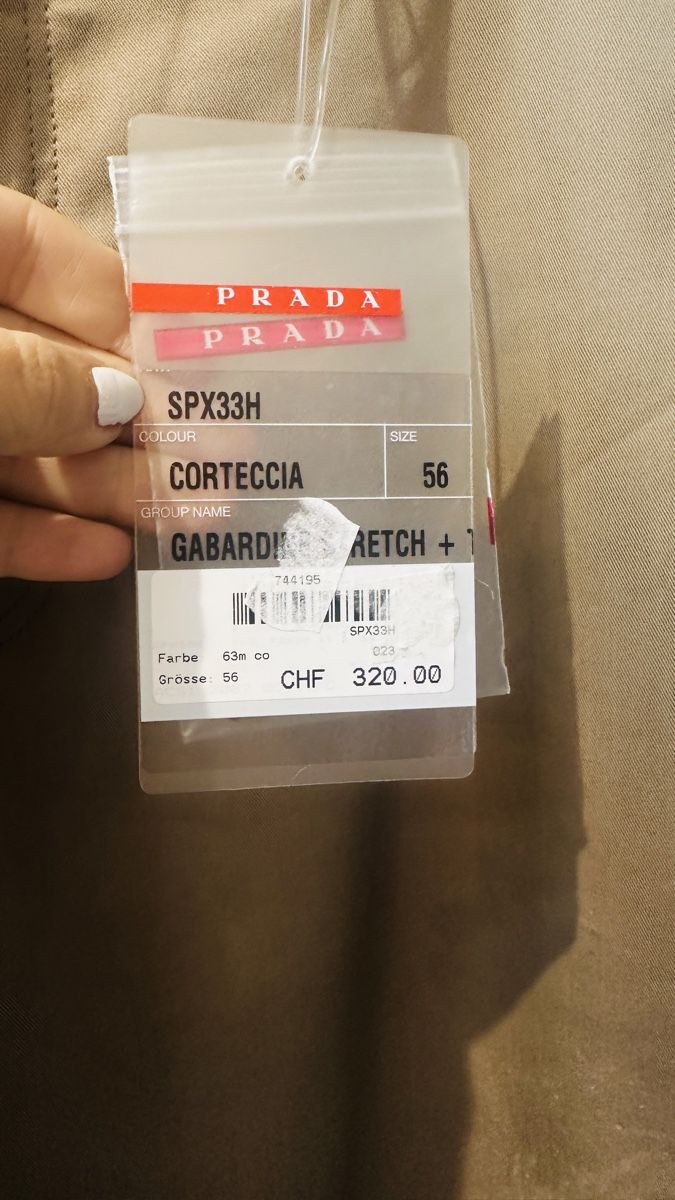 Prada Pantaloni: Prada Herren Hose – Nuovo e nell'imballaggio originale da Lachen SZ venduto da HelvetiaLuxury 7