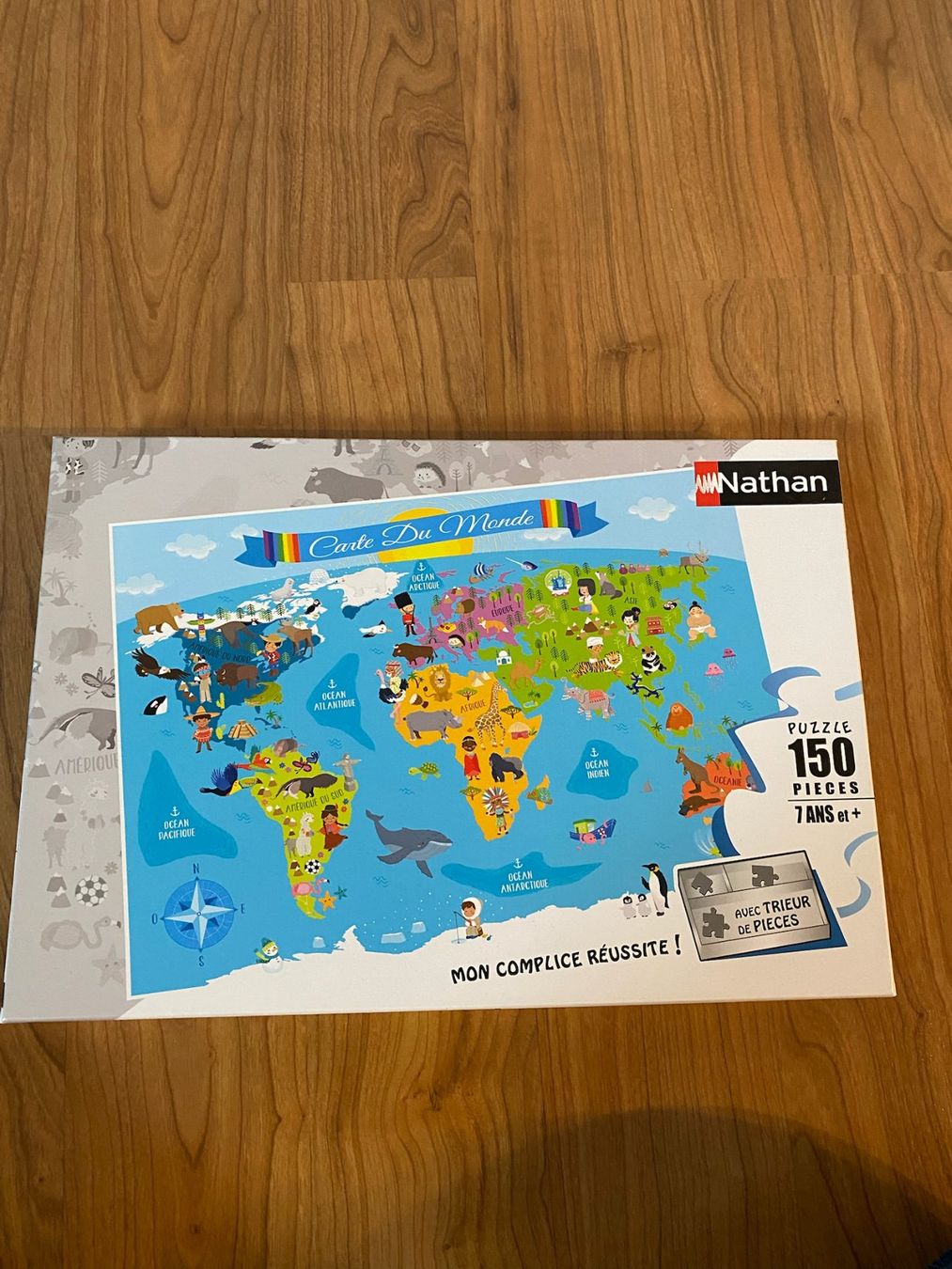 Puzzles: Weltkarte Junior 150er Puzzle – Gebraucht aus Eglisau von Clint4