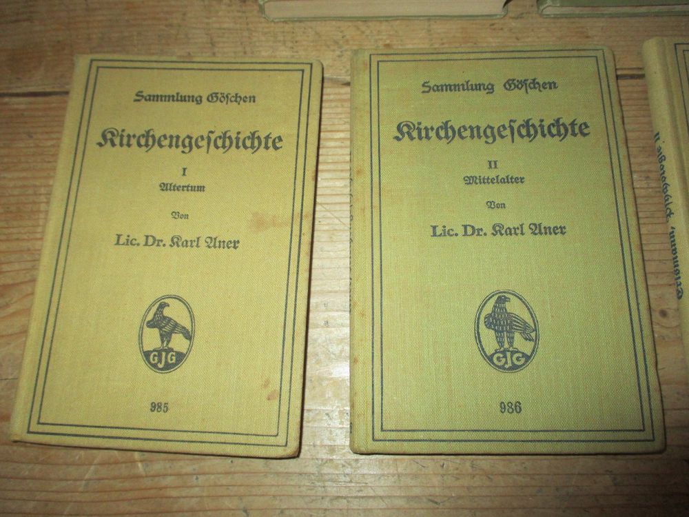Livres: Antiquarische Bücher Sammlung Göschen, 9 Stück – D'occasion à Flims - Dorf par Stagediver 3