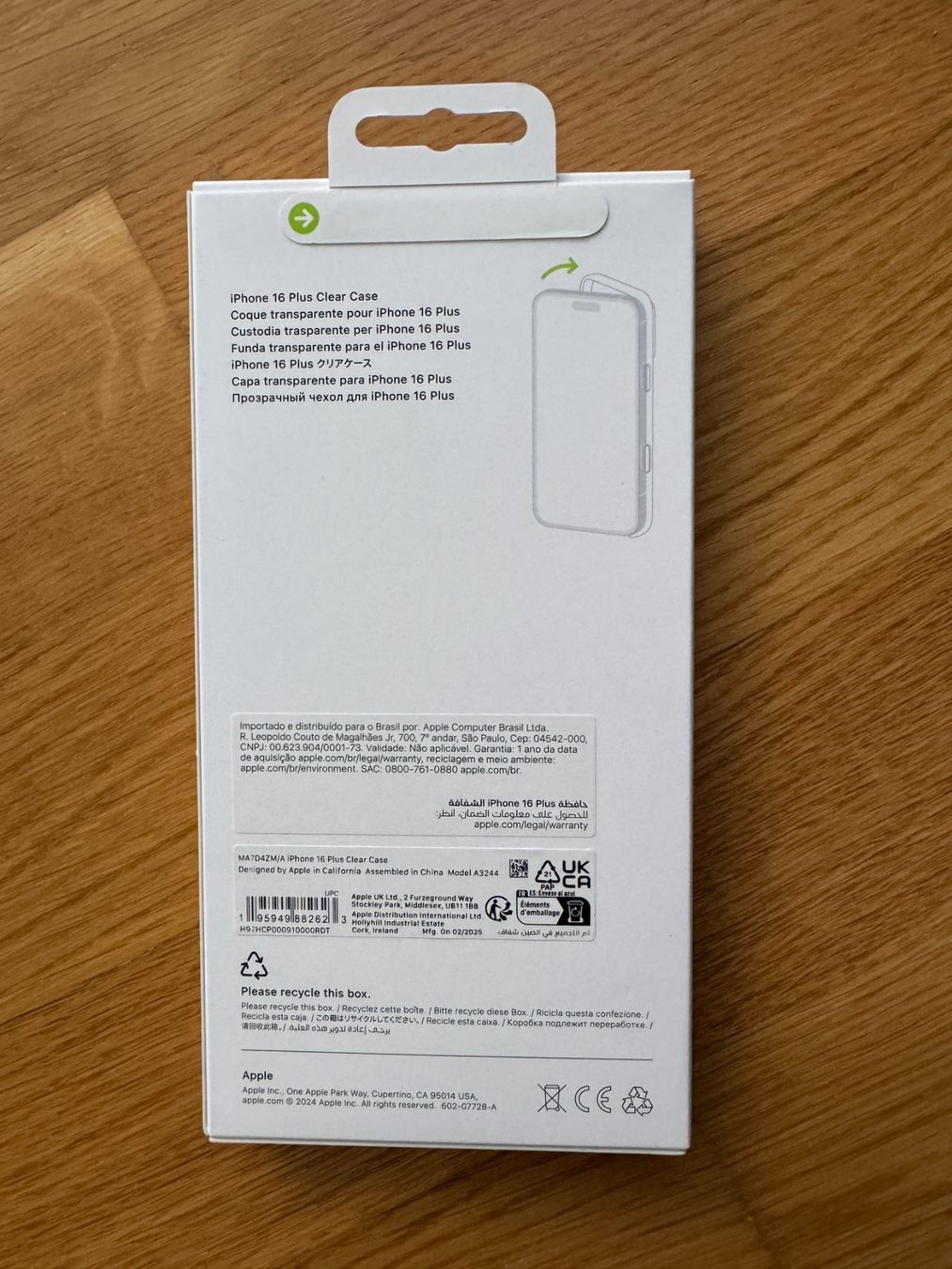 Apple Covers & Schutzfolien: Apple iPhone 16 Plus Clear Case – Neu und originalverpackt aus Reichenburg von Sternschnuppa 1