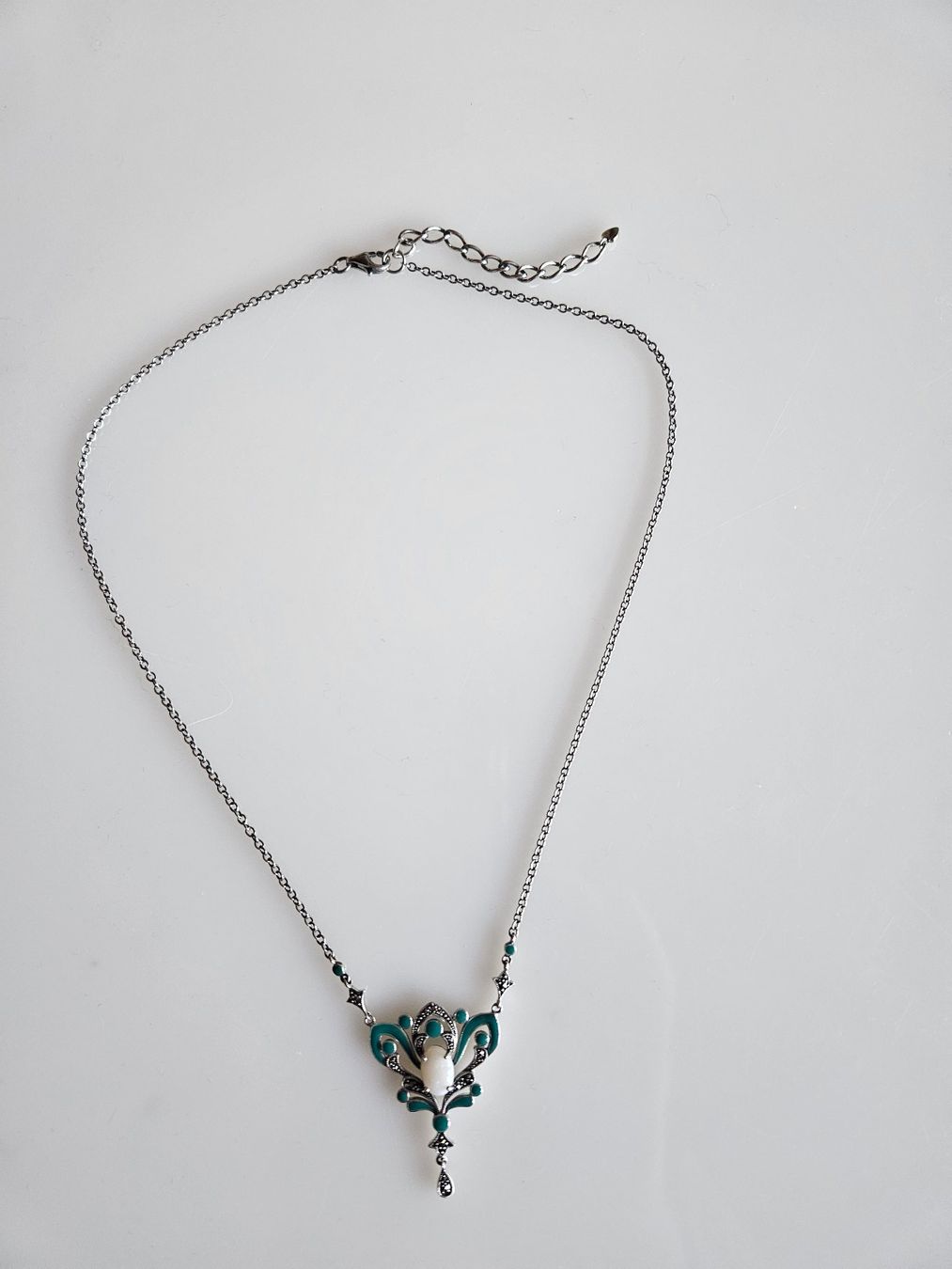 Catenine: Silber Kette mit Opal – Nuovo (secondo la descrizione) da Winterthur venduto da ste_tcx5 4