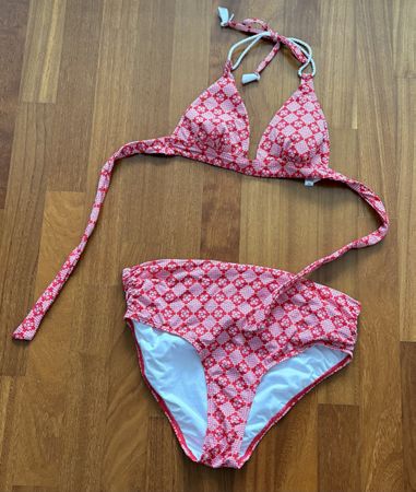 Maddison Bikini, Rot/Weiss