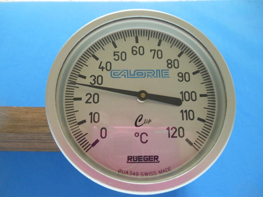 Thermomètre bimétallique à aiguille, Calorie, de RüEGER SA | Kaufen auf ...