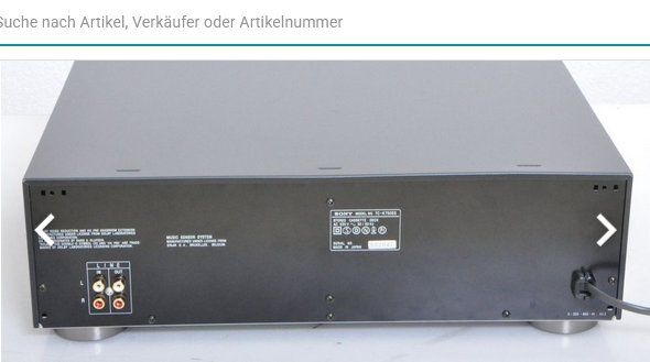 Sony Registratori: Tapedeck Sony TC-K750ES – Usato da Adliswil venduto da Teddy63 3