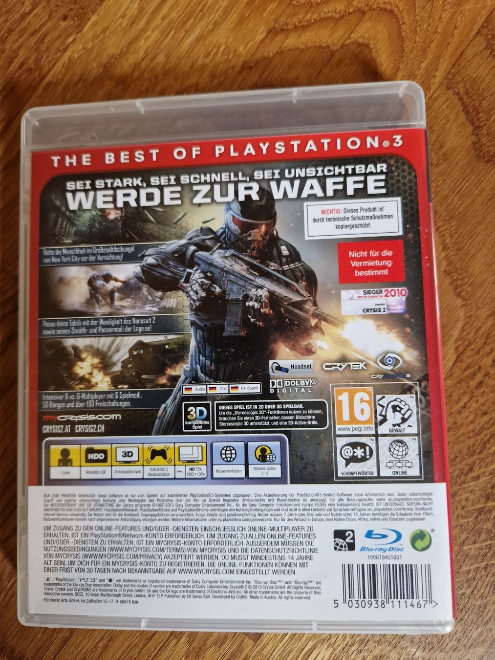 Jeux: Crysis 2 Essentials PlayStation 3  – D'occasion à Bühler par Bluana 1
