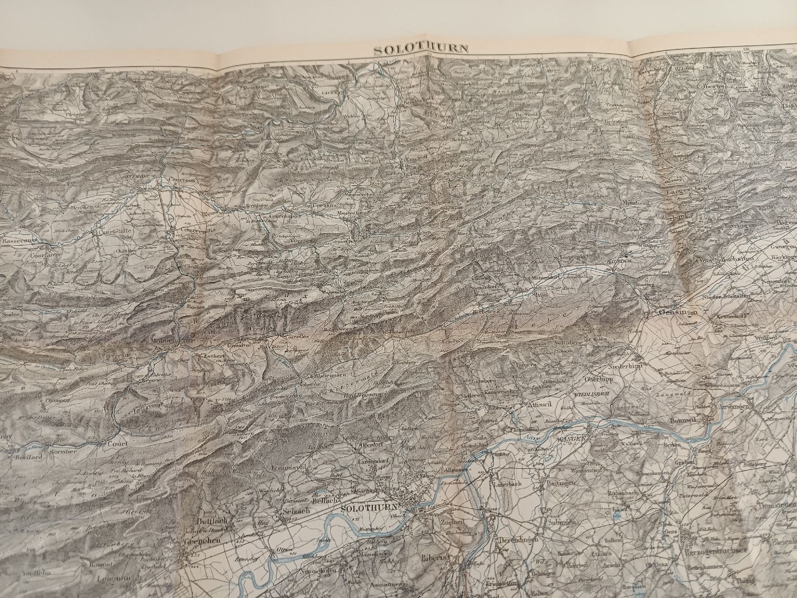 Cartine & Atlanti: Carte topographique Suisse Solothurn 1914 – Usato da Bex venduto da Canouille 2