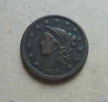 USA ++ 1 Cent 1838, gute Erhaltung
