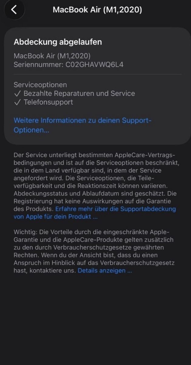 Apple Notebook: MacBook Air M1 13 zoll 2020 – Difettoso da Adliswil venduto da Pacifoll 5