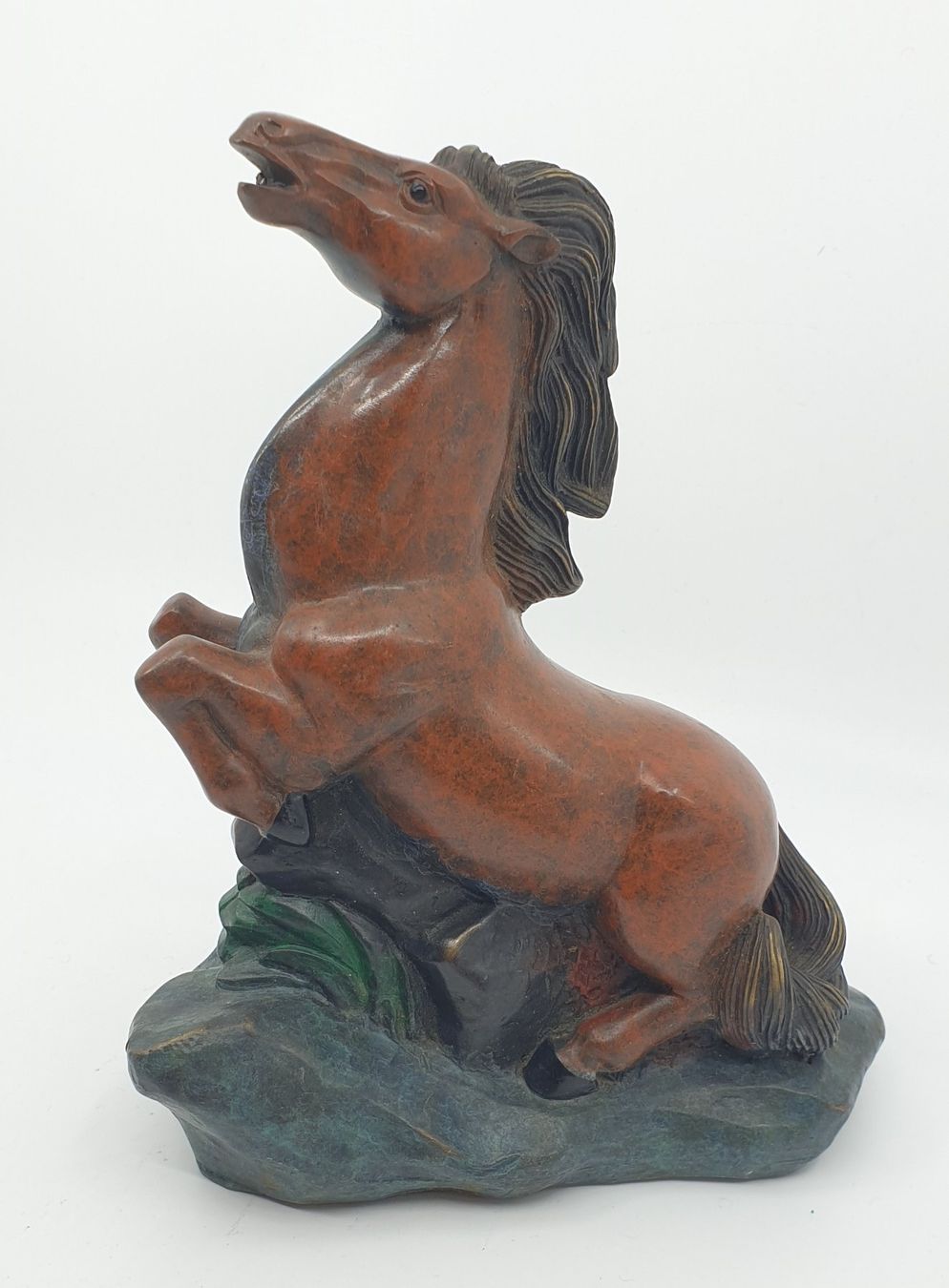 Skulpturen & Statuen: Signiertes Pferd China oder Japan, Bronze oder Messing – Gebraucht aus Emmen von Brockofsky