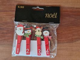 Klammern NEU 1-4 Adventskalender